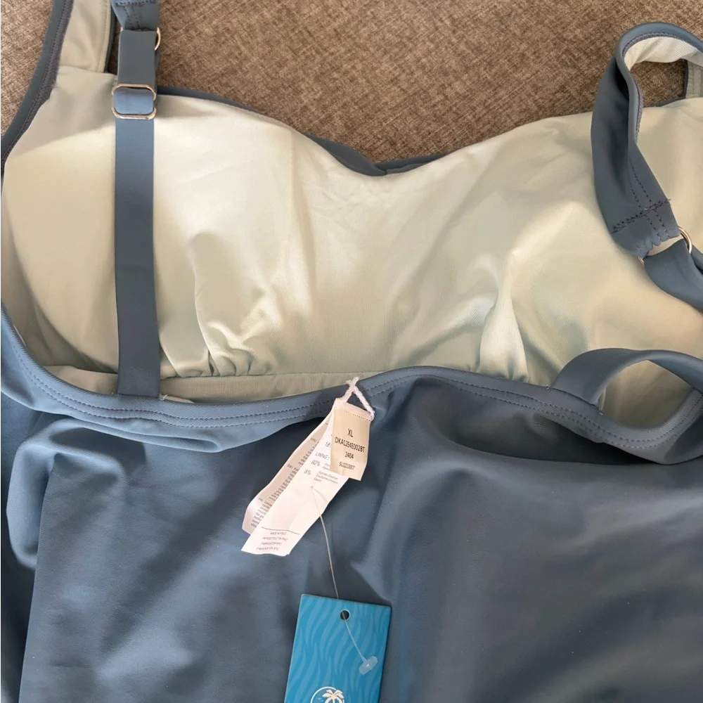 Cupshe Slate Blue Swimsuit